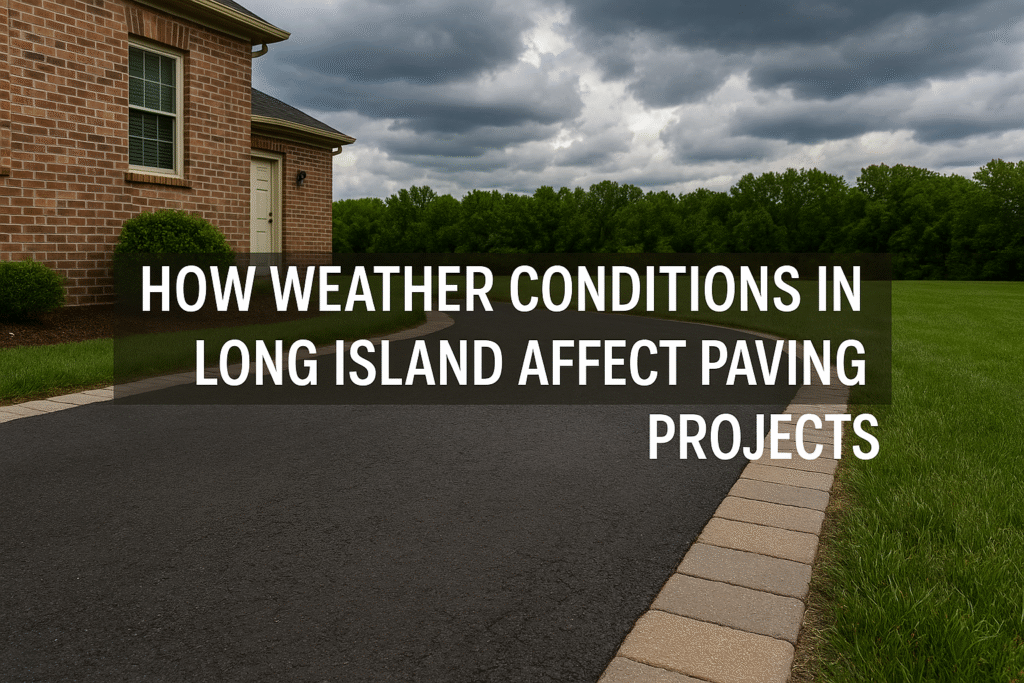 How Long Island Weather Impacts Paving